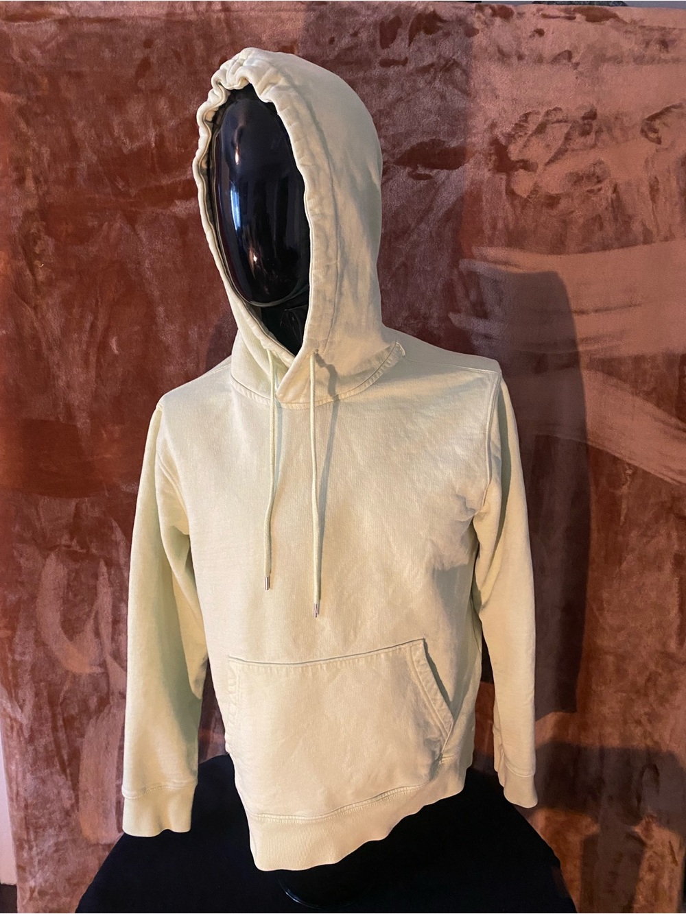 American Eagle Outfitters Neon Lime Hoodie - Pullover with Kangaroo Pocket